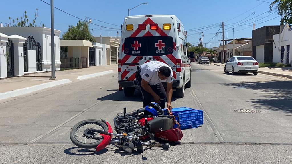 Accidente de motocicleta.
