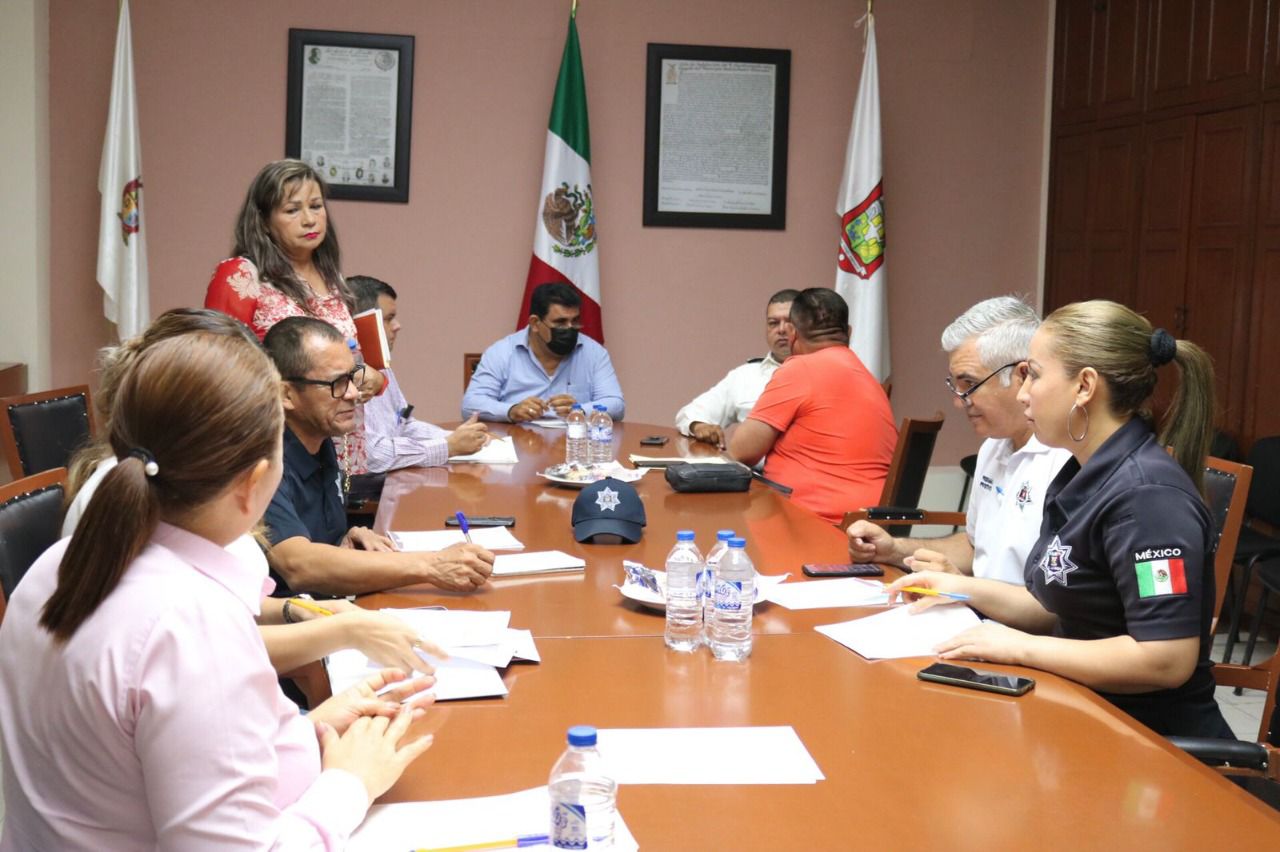 Evalúan en Salvador Alvarado situación de incidencias de violencia familias y accidentes viales
