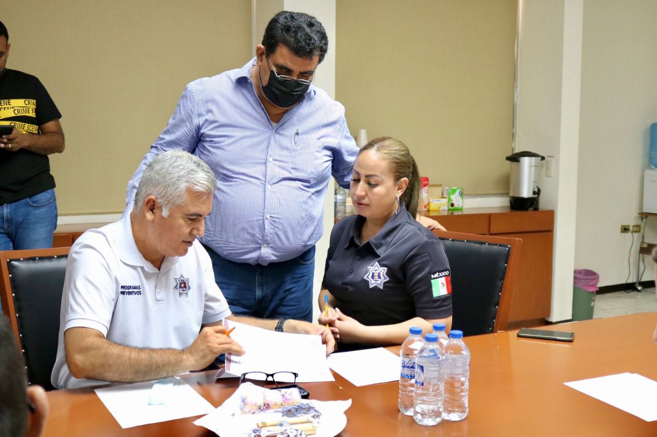 Evalúan en Salvador Alvarado situación de incidencias de violencia familias y accidentes viales