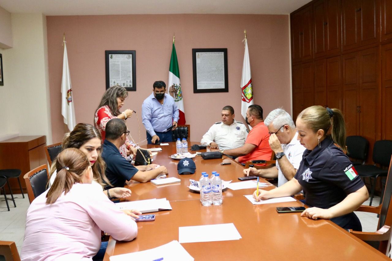 Evalúan en Salvador Alvarado situación de incidencias de violencia familias y accidentes viales