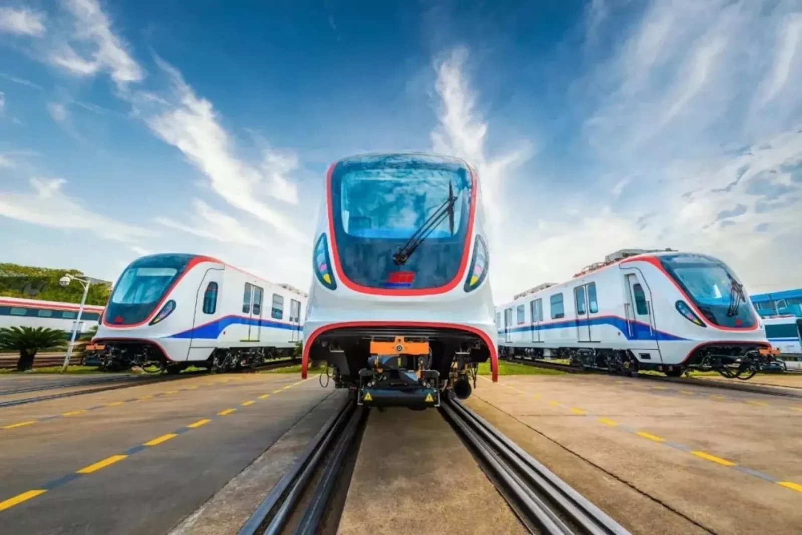 Trenes. Foto de Ilustración