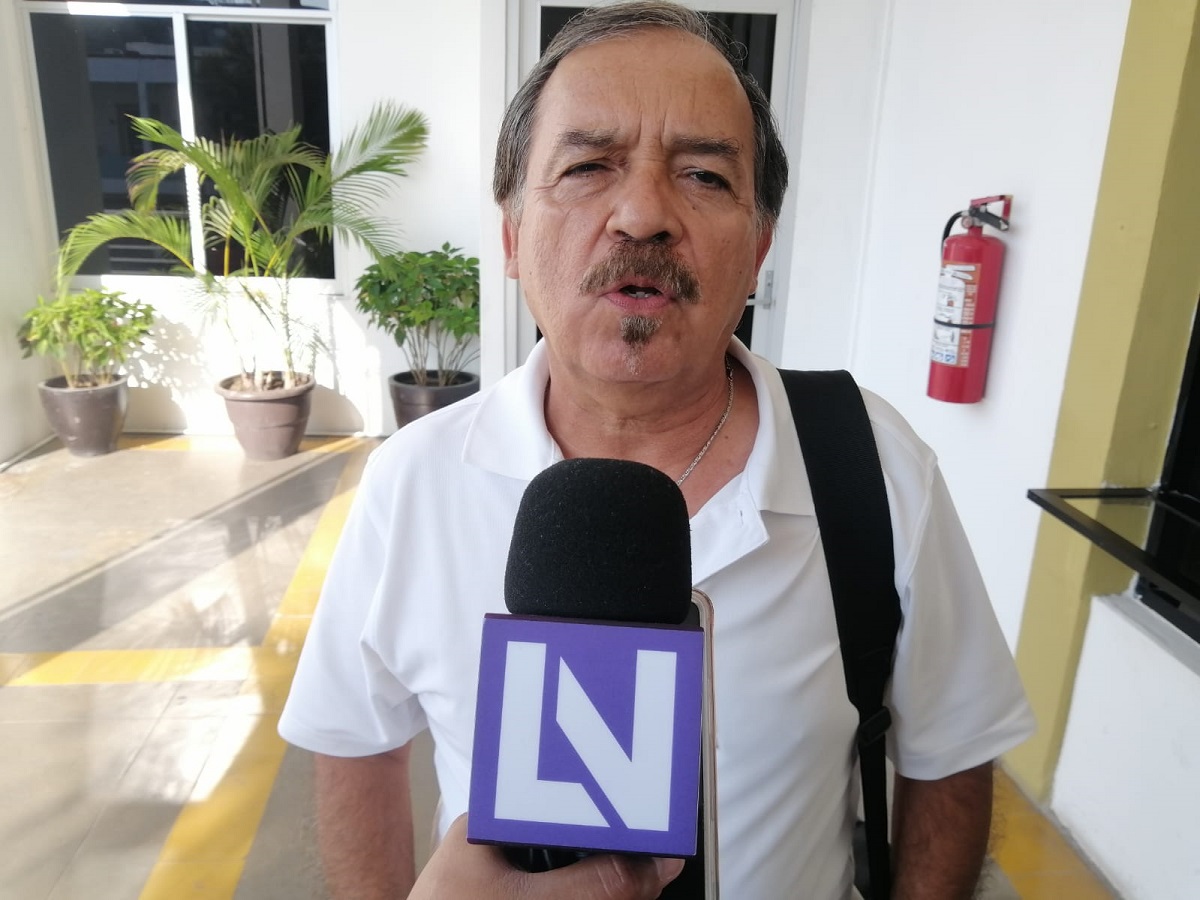 Santos Joel Cañedo, dirigente de la Unión de Colonos y Fraccionamientos inconformes con construcciones